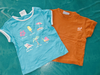 2 T-Shirts,Gr.68/74 und 74,Topolino und Papagino,Baumwolle