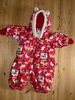 H&M Thermo-Overall,Baby-Schneeoverall,Gr.50/56,wattiert