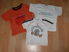 3 T-Shirts,Gr.80,1x Fußball "Germany",1x Spruch,1x Motiv