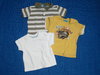 3 Sommer-Oberteile,Gr.62,62/68,68:2 T-Shirts,1 Polo