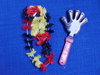 Fan-Set: Blüten-Kette und Klapperhand Klatschhand Deutschland 27,5 cm
