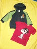 Snoopy Set,Gr.92 und 92/98:Kapuzen-Sweatjacke,T-Shirt