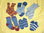 Sockenpaket,Gr.23-26,6 Paar:Wollsocken Handarbeit,frottierte Socken,Sneaker