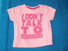 Topolino T-Shirt "I don`t talk...",Gr.68,Spruchshirt