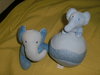 Babyspielzeug Nicki:Rassel-Elefant und TCM Aufsteh-Elefant mit Glocke