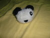kleiner Plüsch-Pompom "Panda",circa 8,5cm