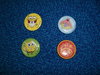 4 Buttons:SpongeBob und Peace