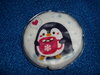 Taschenwärmer Pinguin-Motiv,circa 9,5cm,wiederverwendbar