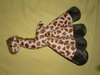 Plüschtier Giraffe,mit Rassel in den Füßen,circa 31cm